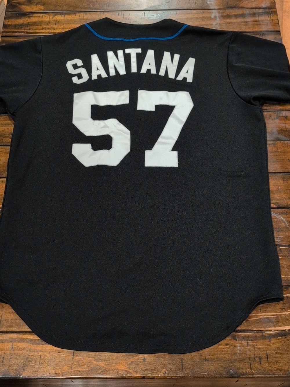 Majestic New York Mets Johan Santana   57 Jersey - Picture 2 of 8